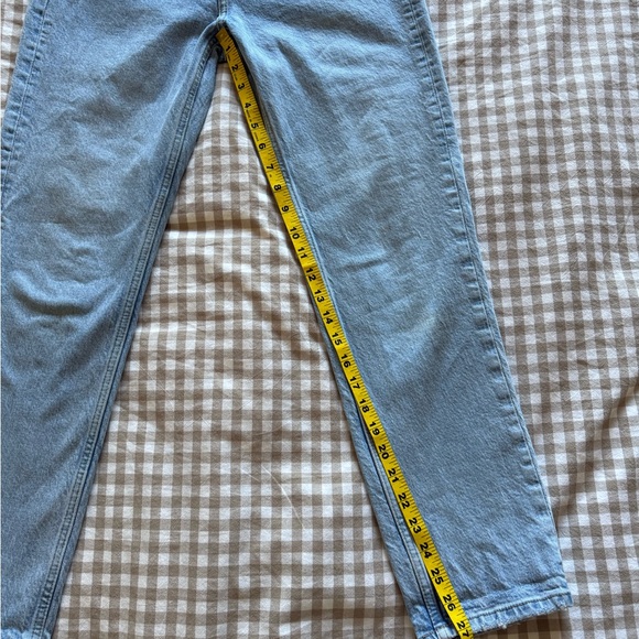 Zara Sky Blue Straight Leg Jeans - Picture 5 of 5